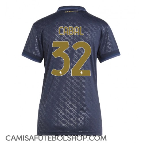 Camisa de time de futebol Juventus Juan Cabal #32 Replicas 3º Equipamento Feminina 2024-25 Manga Curta